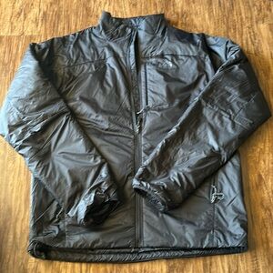 REI Men’s Flash Insulated Full Zip Packable Jacket - size medium - black